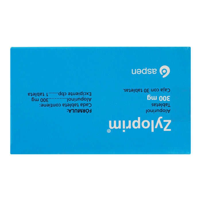 Zyloprim 300Mg Con 30 Tabletas (Alopurinol) 6 - 7502253072924