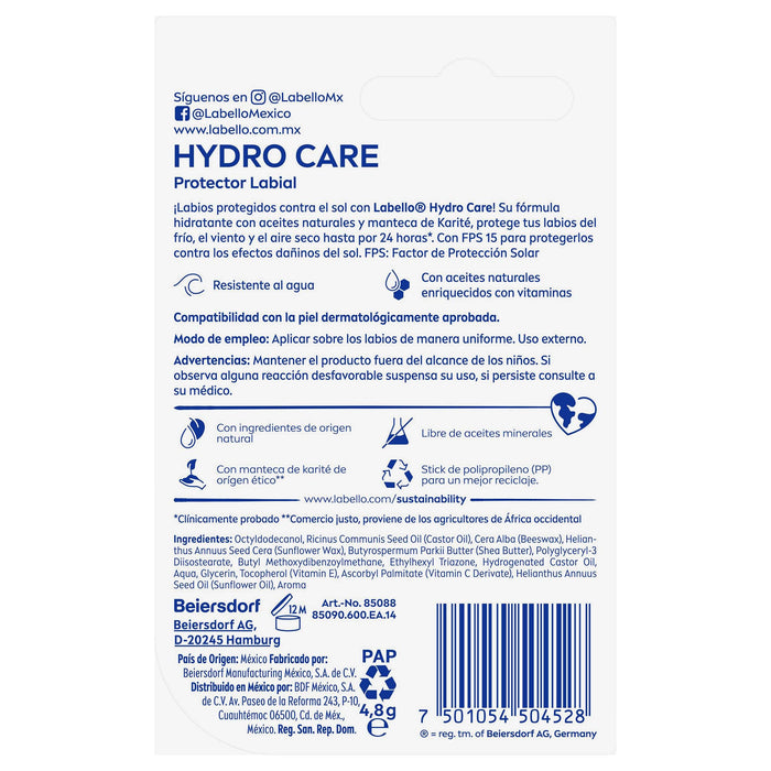 Labello Hydro Care 4.8G - WeCare Pharma