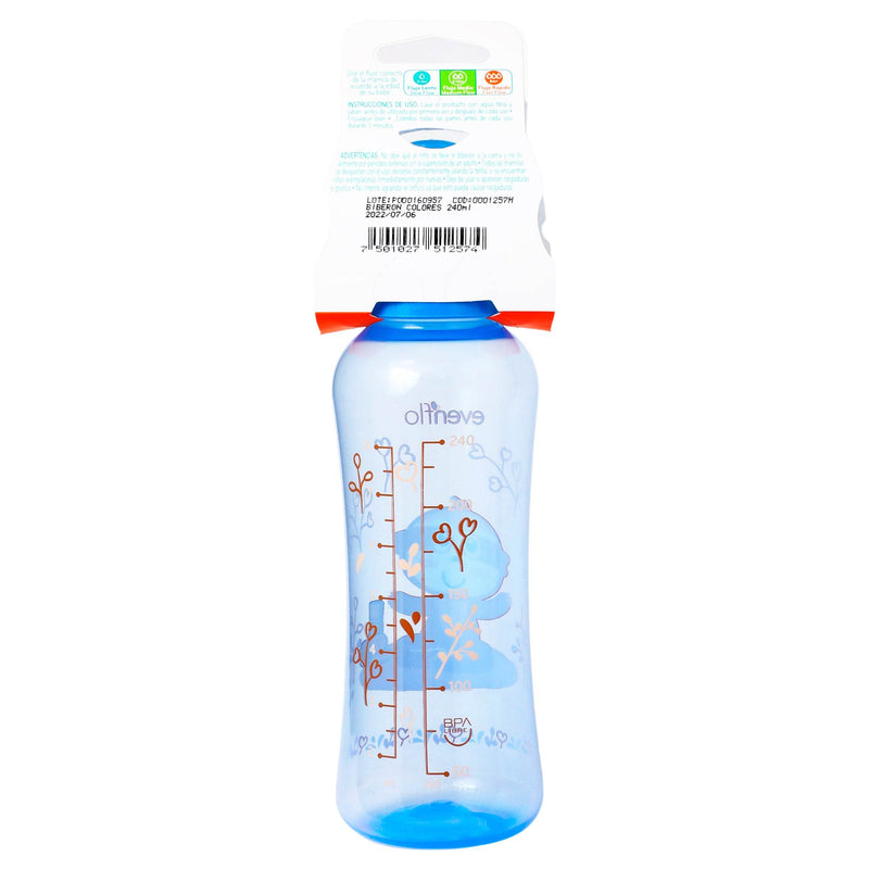 Biberon Colores 8Oz Evenflo - WeCare Pharma