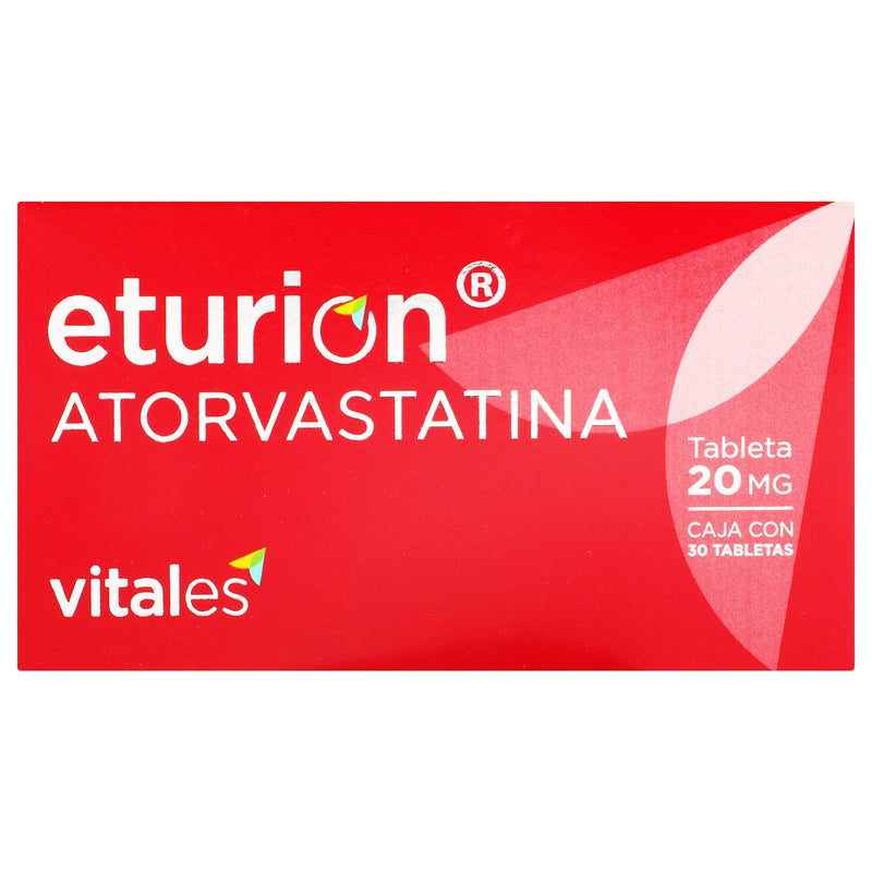 Eturion 20Mg Con 30 Tabletas (Atorvastatina) - WeCare Pharma