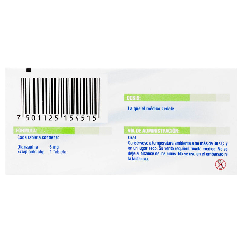 Fontanivio 5Mg Con 14 Tabletas (Olanzapina) - WeCare Pharma