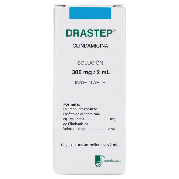 Drastep 300Mg/2Ml 3.5Ml Con 1 Ampulas (Clindamicina) - WeCare Pharma