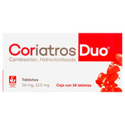 Coriatros Duo 16Mg/12.5Mg Con 28 Tabletas (Candesartan/Hidroclorotiazida) - WeCare Pharma