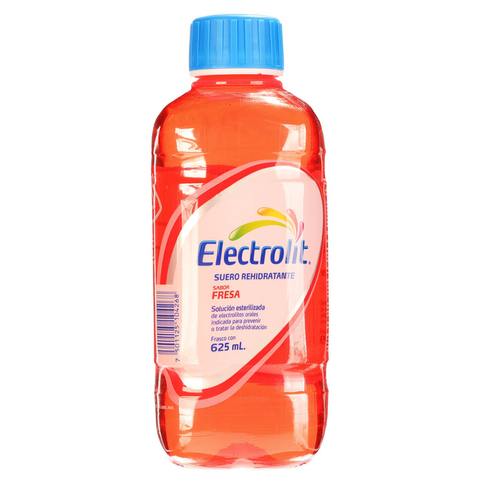 Electrolit Frasco 625Ml Fresa (Electrolitos Orales) 7 - 7501125104268