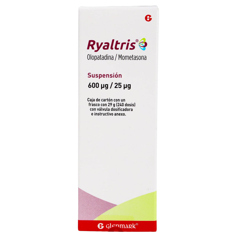 Ryaltris (Olopatadina/Mometasona) Frasco Con 600Ug/25Ug Con 240Dosis - WeCare Pharma