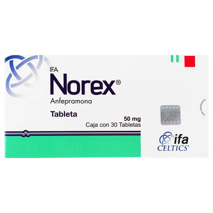 Ifa Norex (Anfepramona) Tabletas 50Mg Con 30 - WeCare Pharma