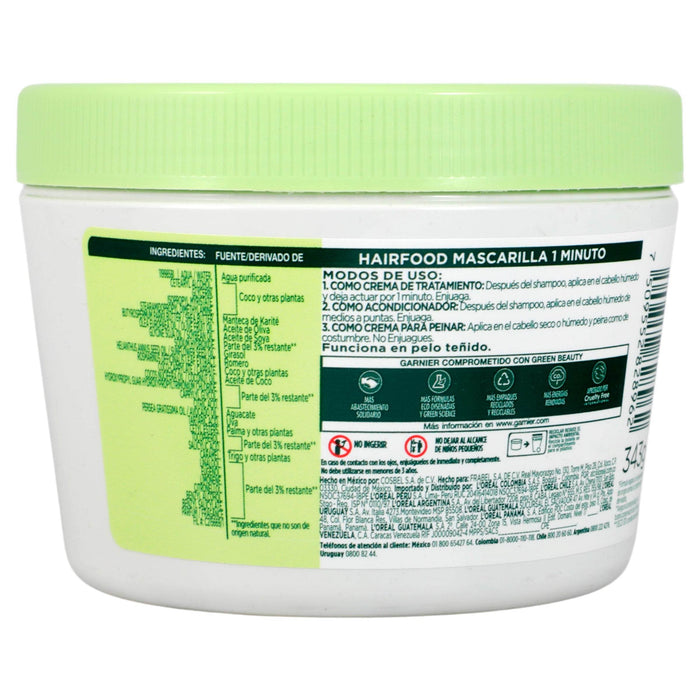 Garnier Fructis Mascarilla Para Cabello Aguacate 350Ml - WeCare Pharma