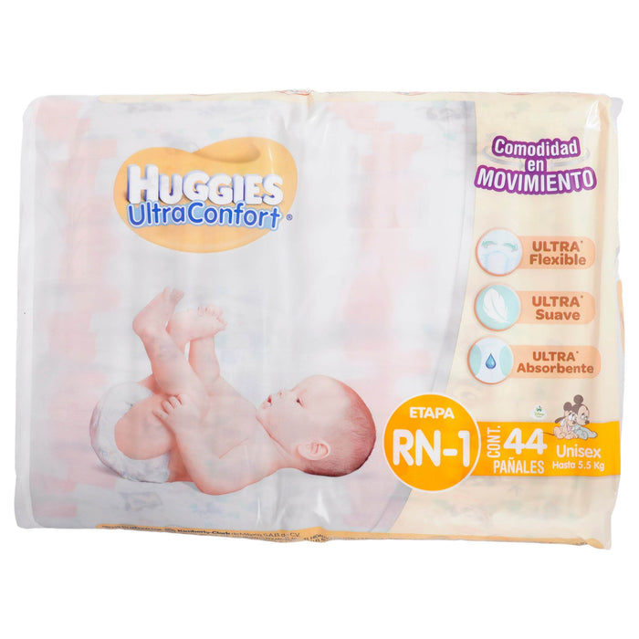 Pañal Huggies Ultra Confort Rn Etapa 1 Con 40 - WeCare Pharma