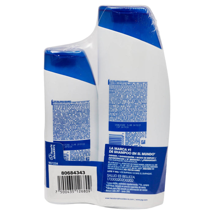 Shampoo Head & Shoulders Limpieza Renovadora 375Ml Con Shampoo 180Ml - WeCare Pharma