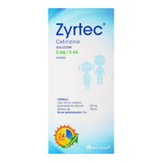 Zyrtec Solución 5Mg/5Ml 100Ml (Cetirizina) - WeCare Pharma