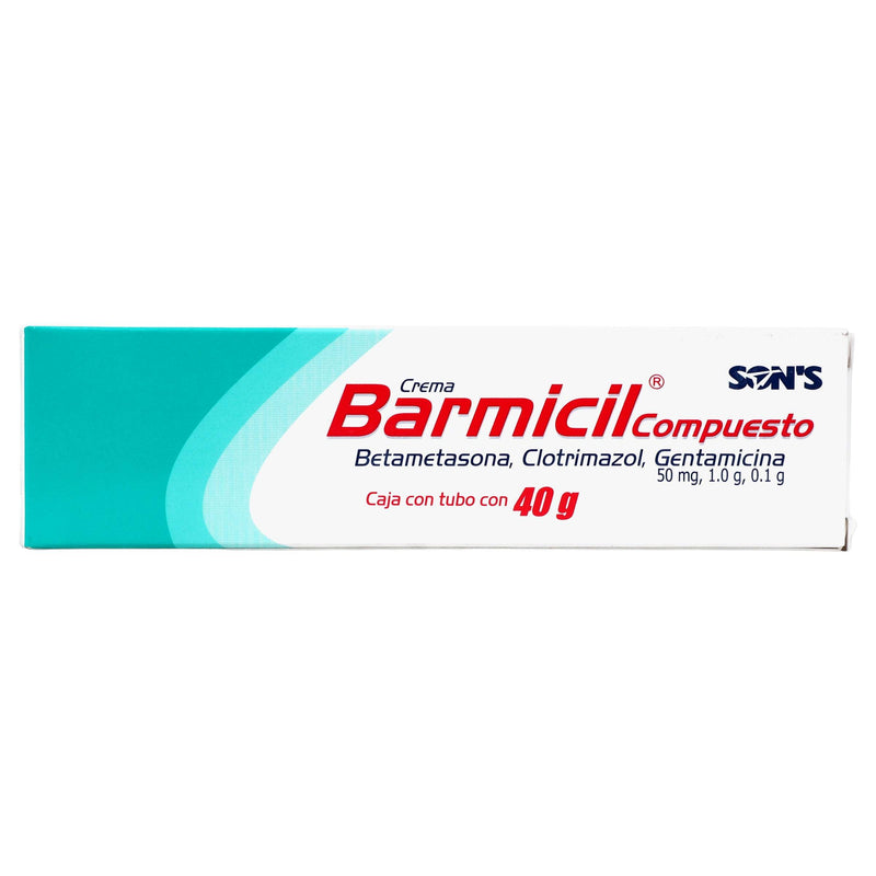 Barmicil Compuesto Crema 50Mg/1G/0.1G 40G (Betametasona/Clotrimazol/Gentamicina) - WeCare Pharma