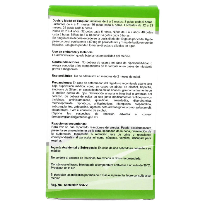 Precicol Gotas Gotas 2Mg/100Mg/Ml 20Ml (Hioscina/Paracetamol) - WeCare Pharma