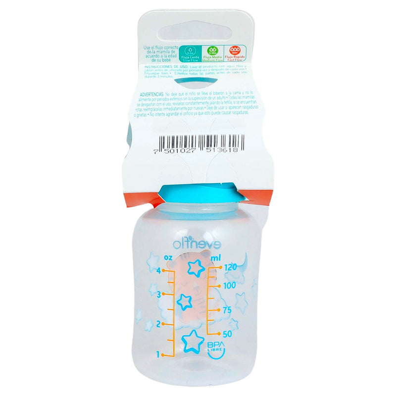 Biberon Dreams Flujo Lento 4Oz Evenflo - WeCare Pharma
