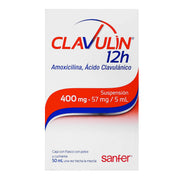 Clavulin 12H Suspensión 400Mg/57Mg/5Ml 50Ml (Amoxicilina/Acido Clavulanico) - WeCare Pharma
