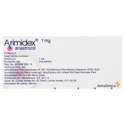 Arimidex 1Mg Con 28 Tabletas (Anastrozol) - WeCare Pharma