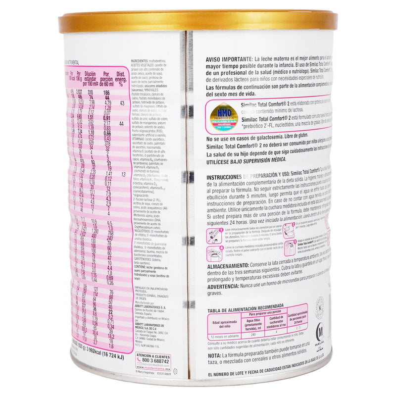 Similac Total Confort Etapa 2 Lata 820G - WeCare Pharma
