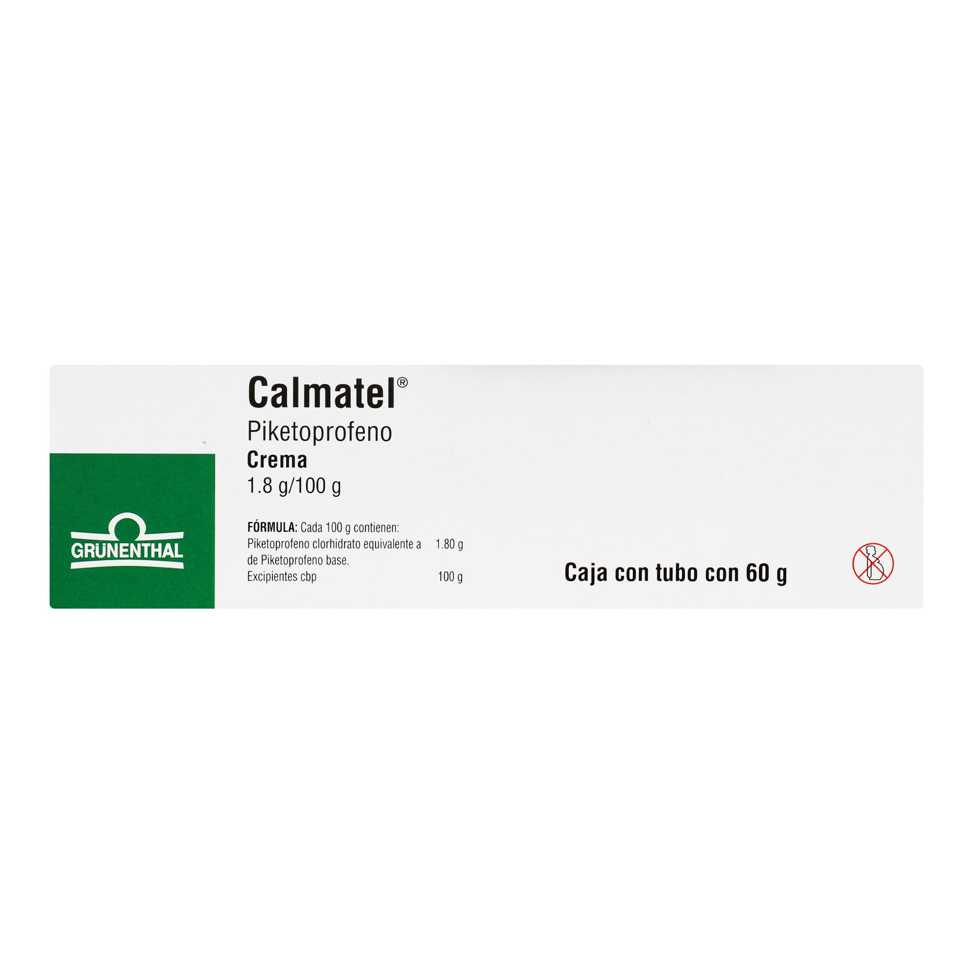 Calmatel Crema 1.8G/100G Tubo 60G (Piketoprofeno) 5 - 8430308229858