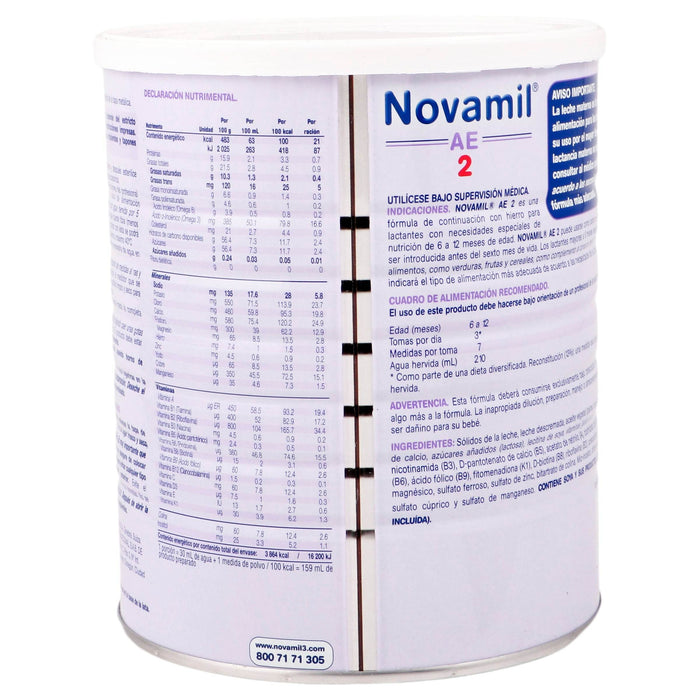 Novamil Ae2 (Formula Lacte) 800G - WeCare Pharma
