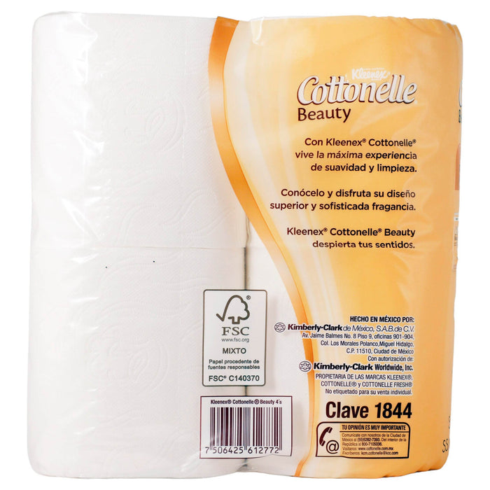 Papel Higiénico Cottonelle Beauty Con 4 - WeCare Pharma