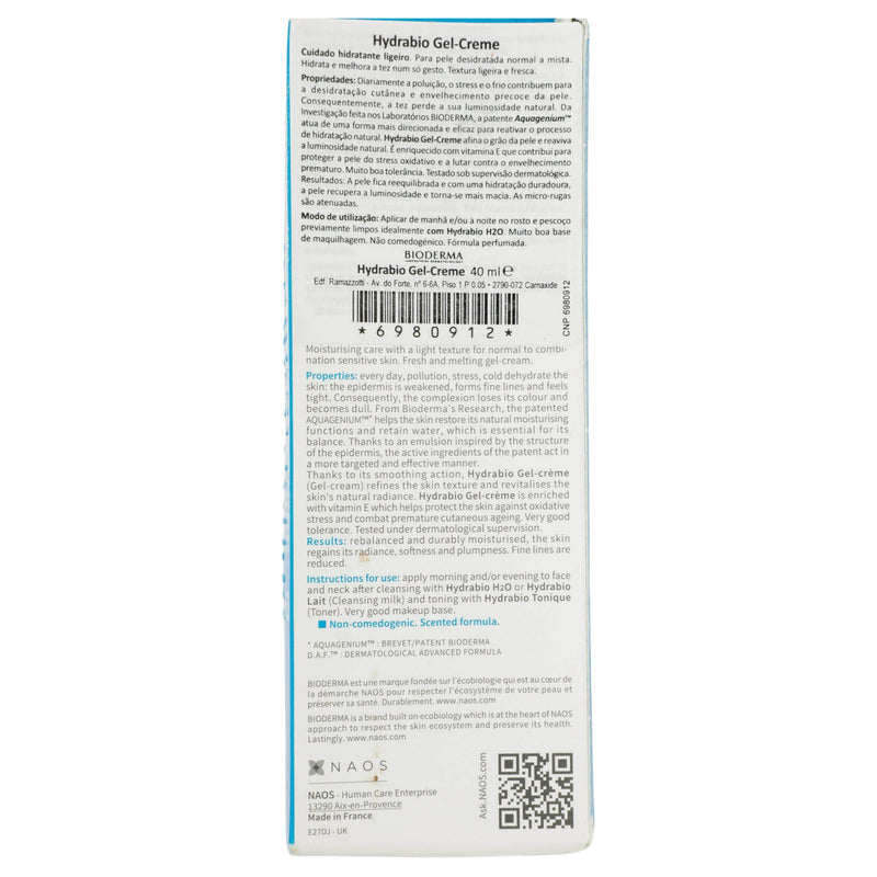 Bioderma Hydrabio Gel-Creme 40Ml - WeCare Pharma