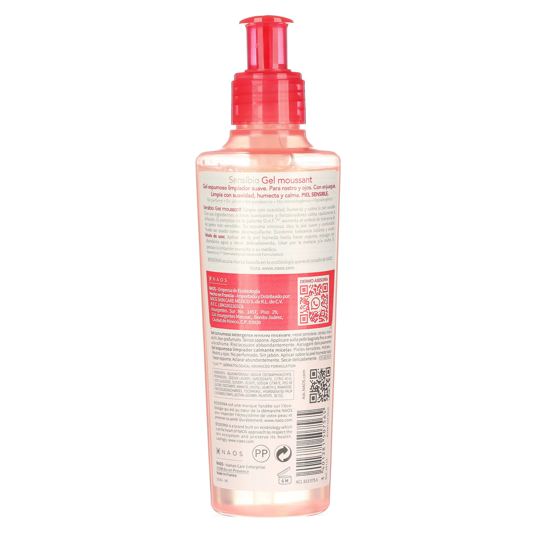 Bioderma Sensibio Cleansing Gel 200Ml 7 - 3401381507565