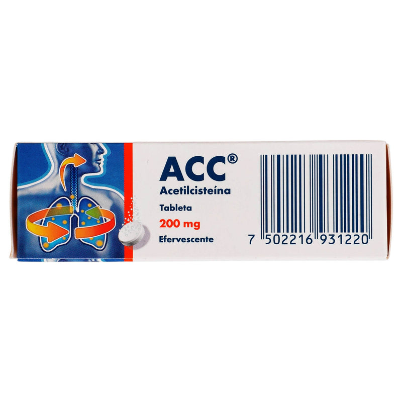 Acc Efervecente V 200Mg Con 20 Tabletas (Acetilcisteina) - WeCare Pharma