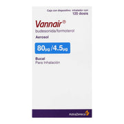 Vannair Aerosol 80Mcg/4.5Mcg 120D (Budesonida/Formoterol) - WeCare Pharma