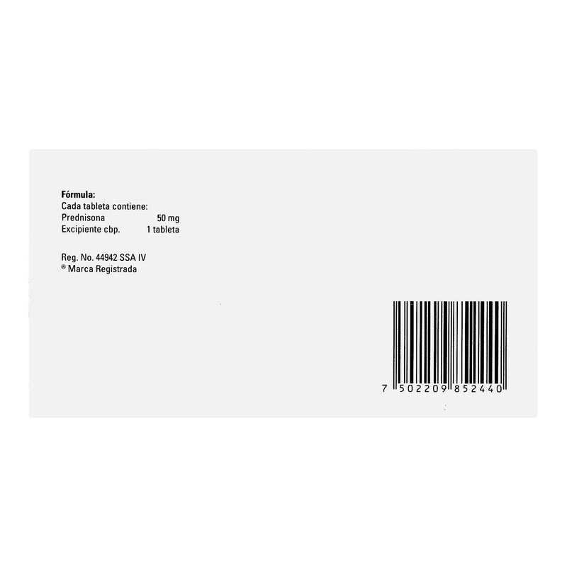 Meticorten 50Mg Con 20 Tabletas (Prednisona) - WeCare Pharma