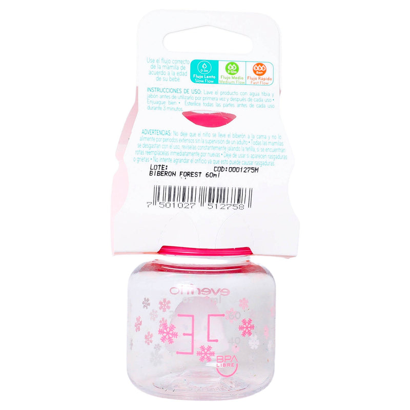 Biberon Zoo Flujo Lento 2Oz Evenflo - WeCare Pharma