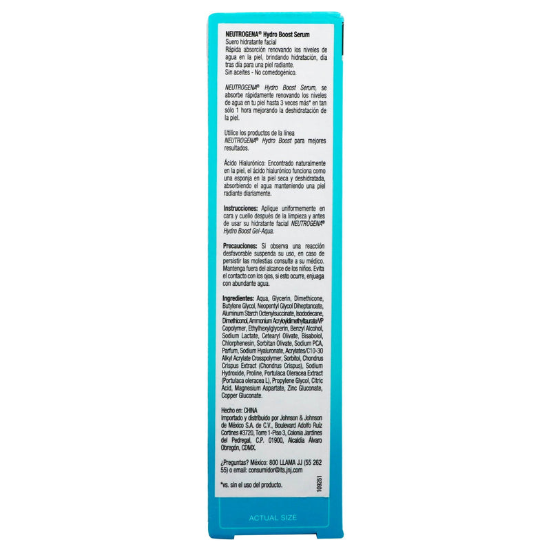 Neutrogena Hydro Boost Serum Facial 30Ml - WeCare Pharma