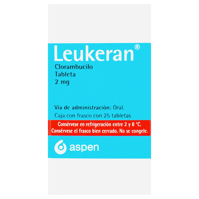 Leukeran (Clorambucilo) Con 25 Tabletas De 2Mg - WeCare Pharma