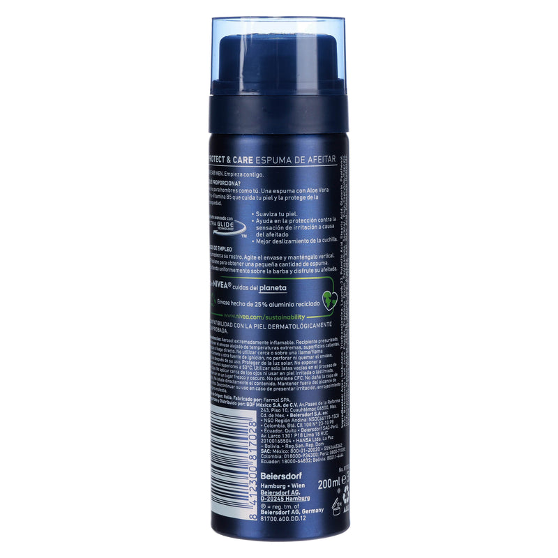 Espuma Para Afeitar Nivea 200Ml - WeCare Pharma
