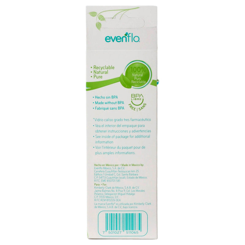 Biberon Vidrio 4Oz Evenflo - WeCare Pharma