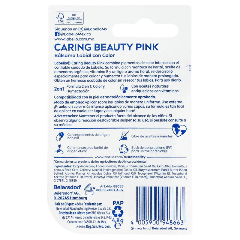 Labello Carin-B Pink 4.8G - WeCare Pharma