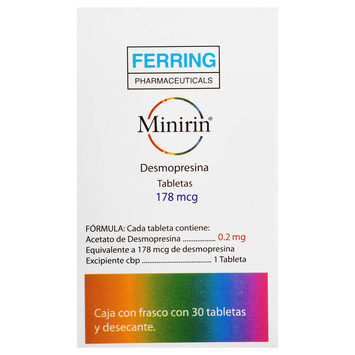 Minirin 178Mcg Con 30 Tabletas (Desmopresina) - WeCare Pharma
