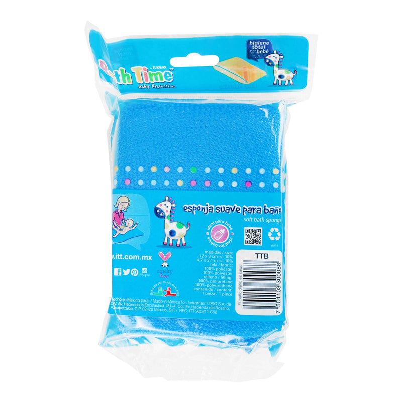 Esponja T.Taio Tela Suave Baby Time Con 1 - WeCare Pharma
