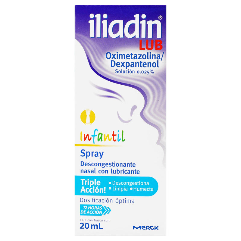 Iliadin Lubricante Inf Spray 0.025% 20Ml (Oximetazolina/Dexpantenol) - WeCare Pharma