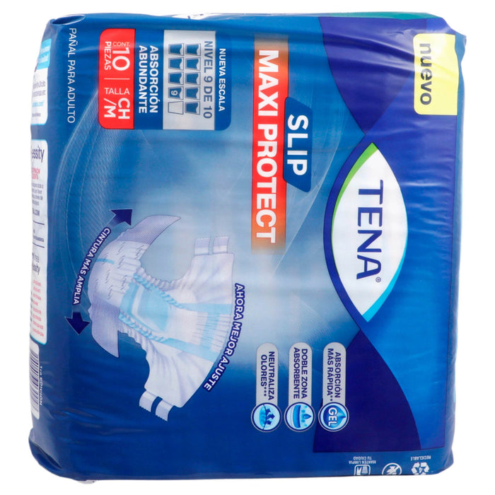 Pañal Tena Slip Mediano Con 10 - WeCare Pharma