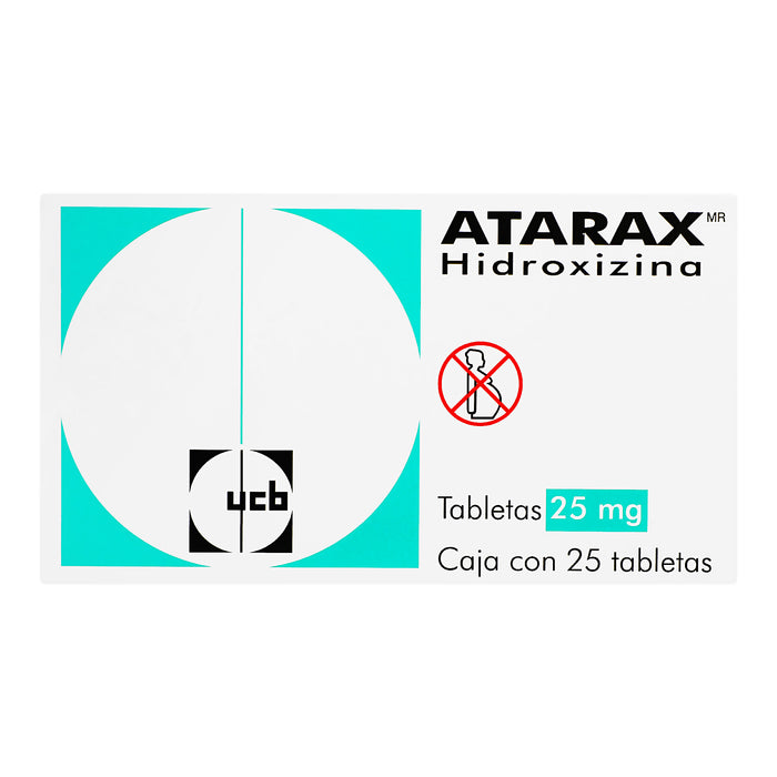 Atarax 25Mg Con 25 Tabletas (Hidroxizina) 4 - 7501088507601