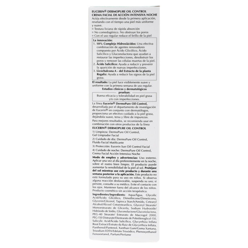 Eucerin Dermopure Crema Acción Intensiva 40Ml - WeCare Pharma