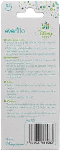 Biberon Cuello Ancho Disney 5Oz Evenflo - WeCare Pharma