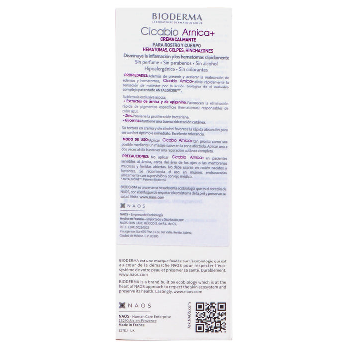 Bioderma Cicabio Arnica Crema 40Ml 7 - 3401398303648