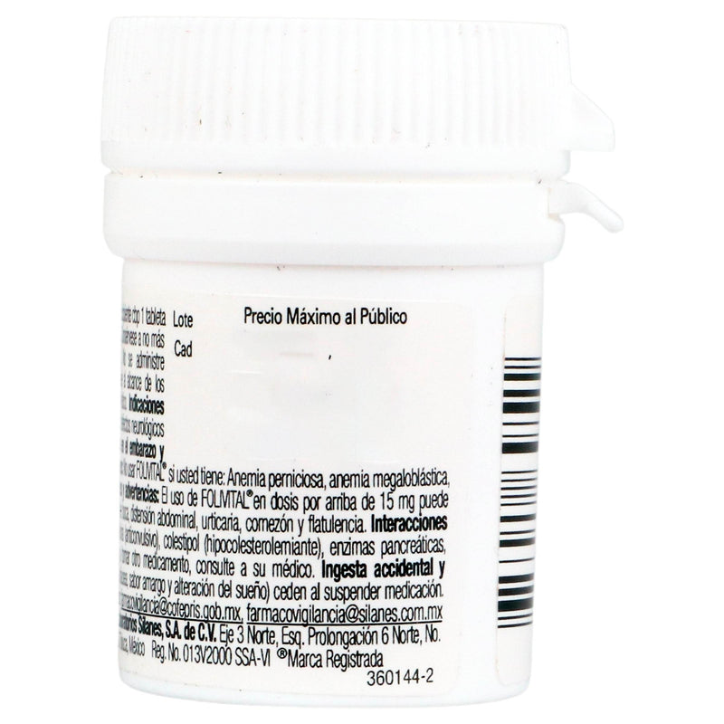 Folivital 0.4Mg Con 90 Tabletas (Acido Folico) - WeCare Pharma