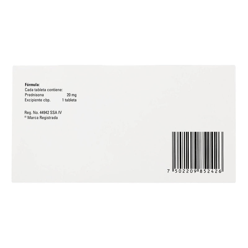 Meticorten 20Mg Con 30 Tabletas (Prednisona) - WeCare Pharma