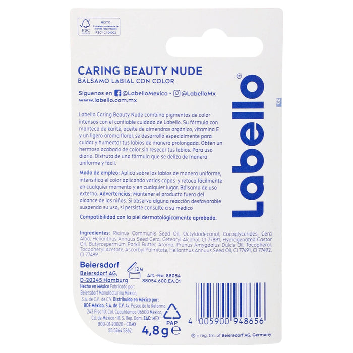 Labello Carin B-Nude 4.8G - WeCare Pharma