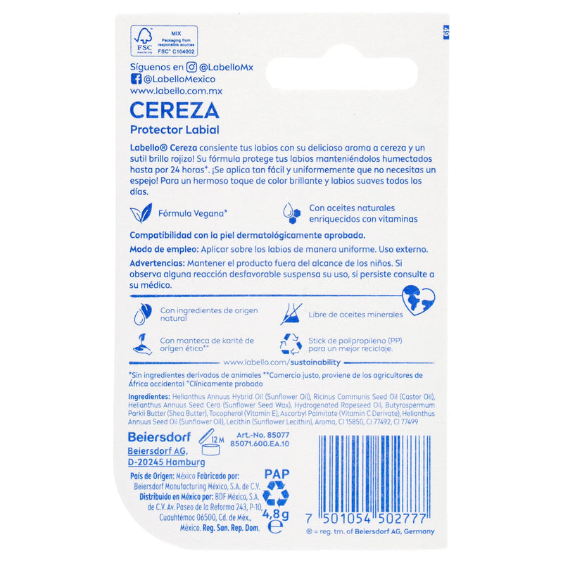 Labello Cereza 4.8G - WeCare Pharma
