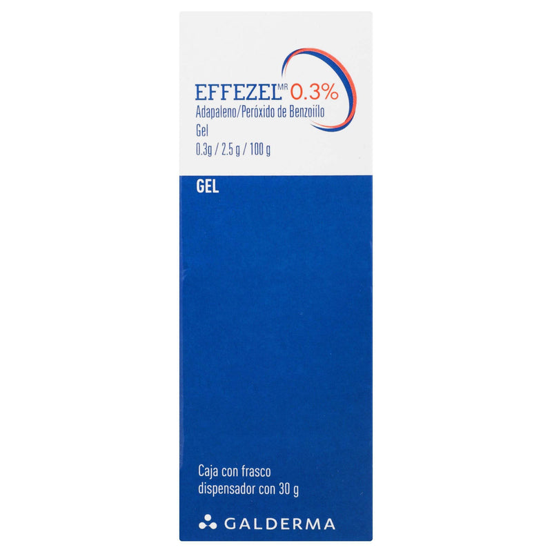 Effezel Gel 0.3G/2.5G/100G 30G (Adapaleno/Peroxido De Benzoiilo) - WeCare Pharma