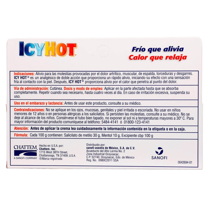 Icyhot (Salicilato De Metilo-Mentol) Crema 85G - WeCare Pharma