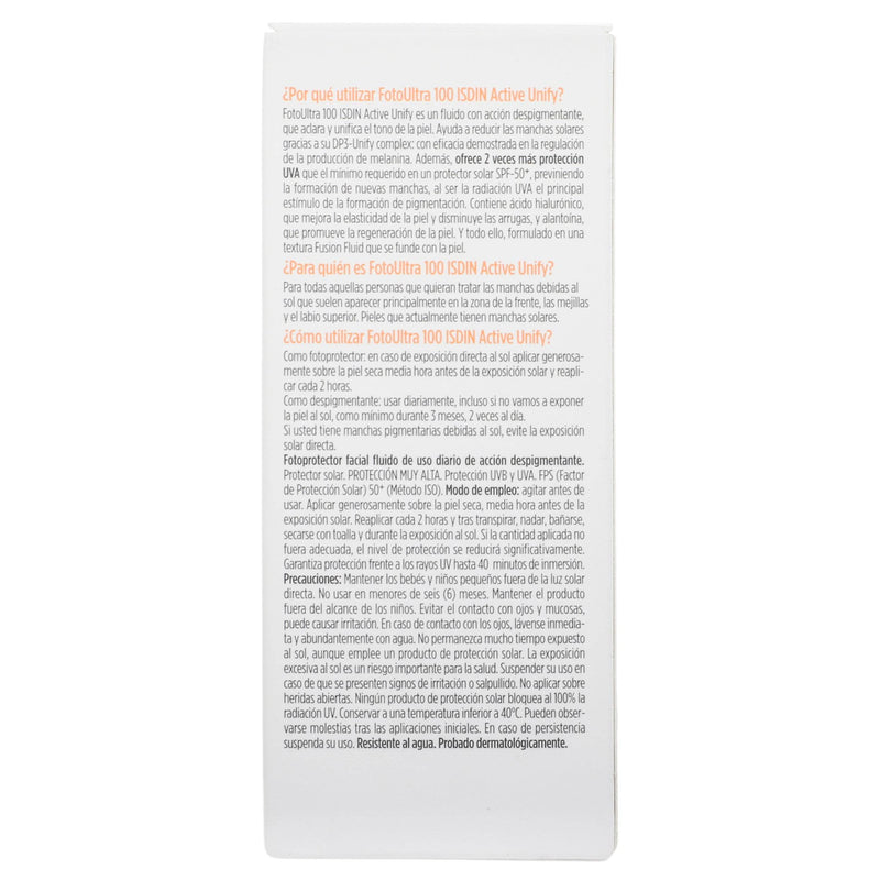 Isdin Fusion Fluid Active Unify Fps50 50Ml - WeCare Pharma