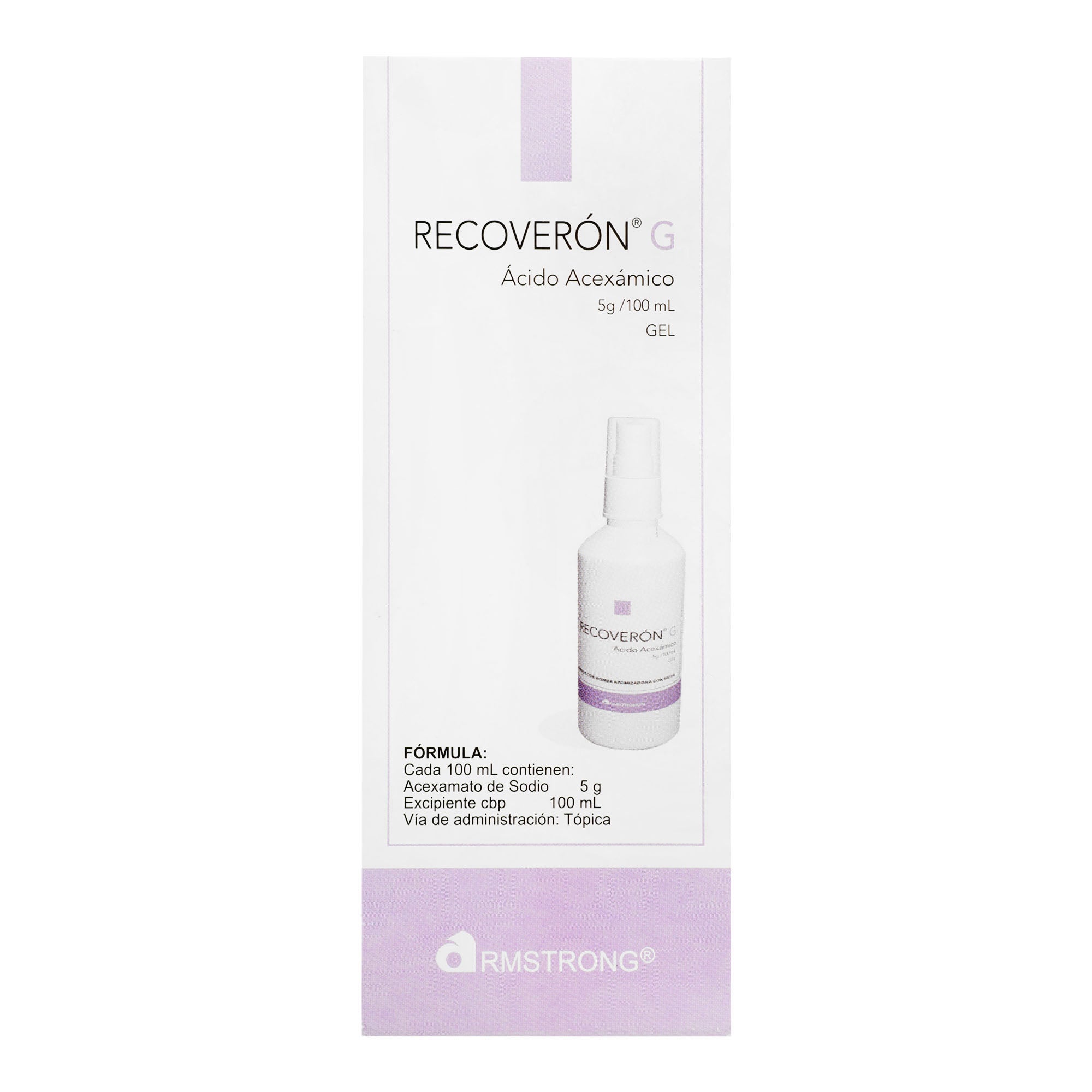 Recoveron G Gel 5G 100Ml (Acido Acexamico) 5 - 7501089804501